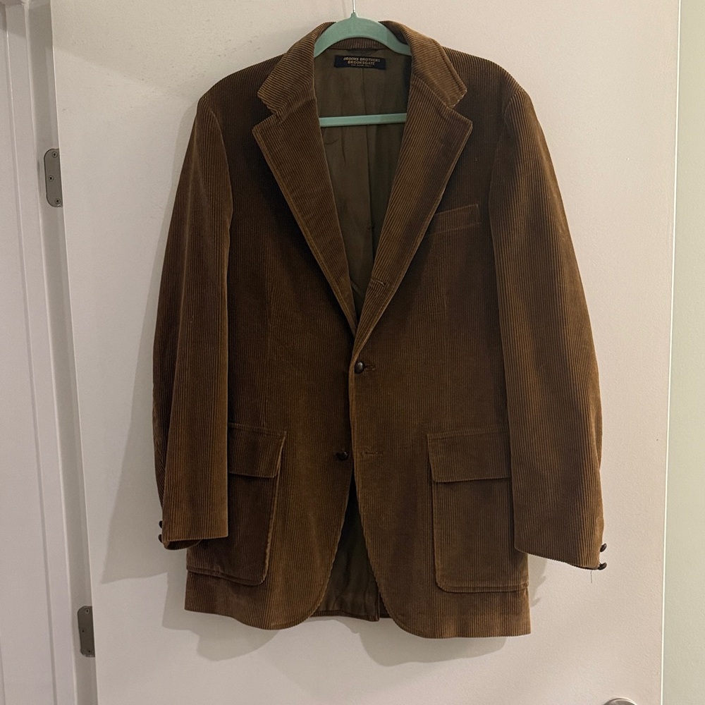Brooks Brothers Vintage Brown Corduroy Blazer